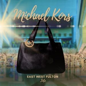 Michael Kors Leather Fulton East West Tote